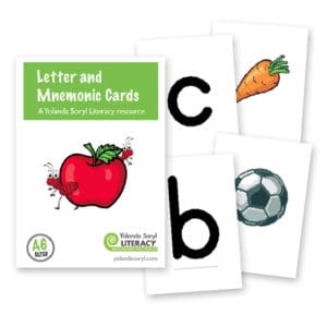 Letter and Mnemonic Cards sets